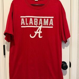 Gildan Red Alabama Short Sleeve Tee